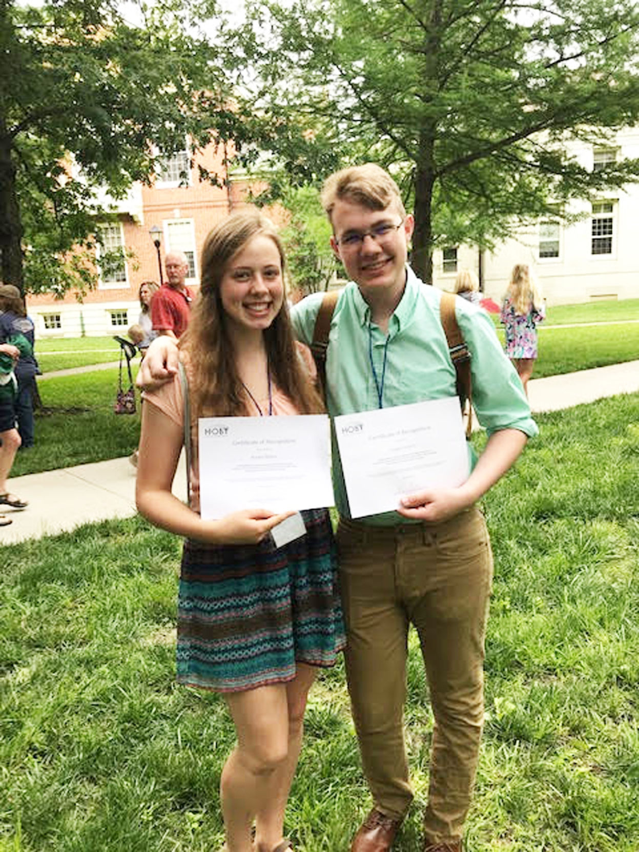 Dufour, Hendrix represent FCHS at seminar